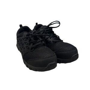 Reebok Sublite Cushion Work Shoes Composite Toe Lace Up Black Men’s Sz 9W